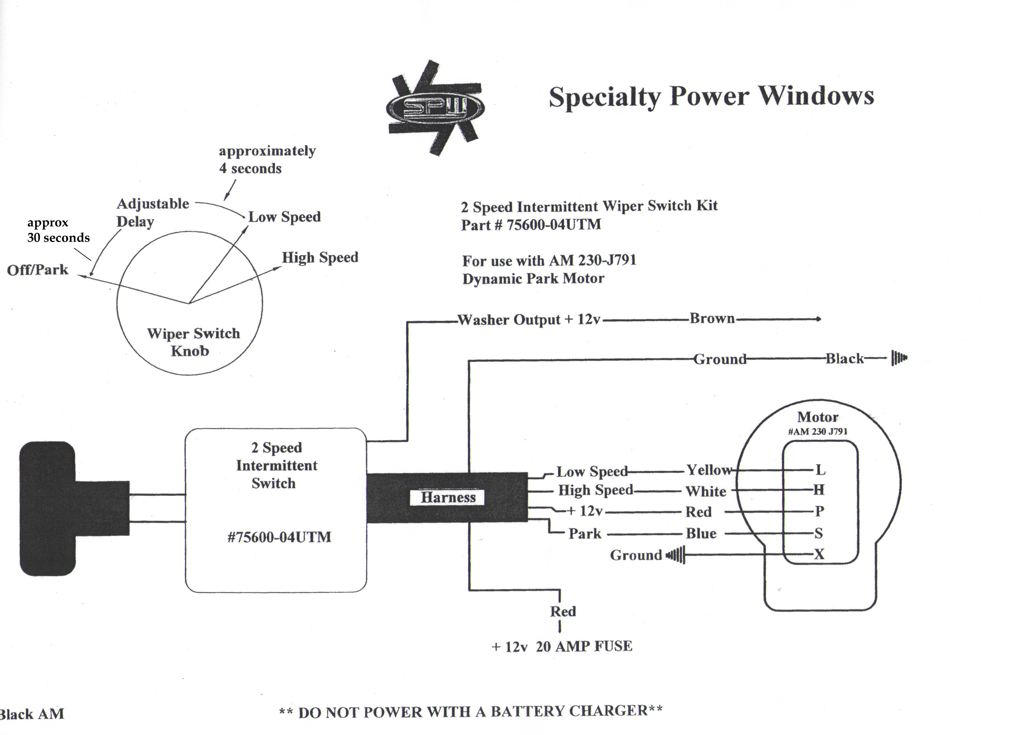 Cole Hersee Wiper Switch Wiring Diagram