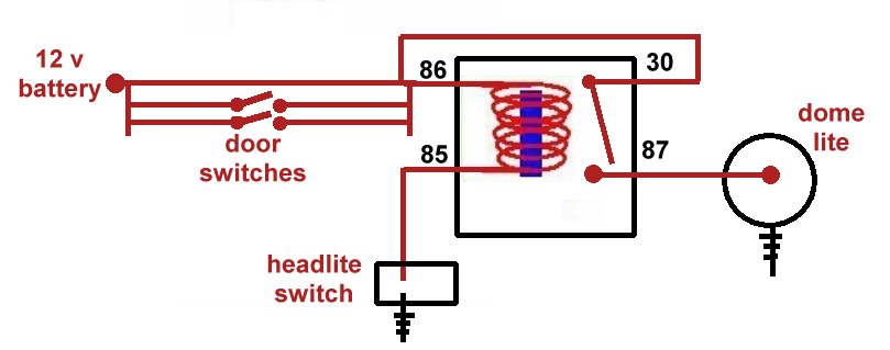 53 Ford F-100 Dome Light Circuit -- posted image.